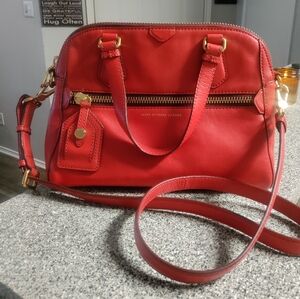 Marc by Marc Jacobs Red Leather Satchel
